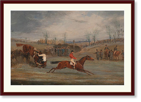 Scenes from a steeplechase: Near the Finish