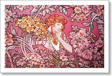 Woman Among The Flowers