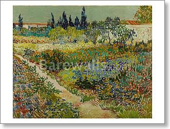 Garden at Arles / Flowering Garden with Path
