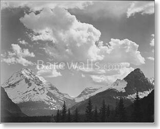 In Glacier National Park, Montana.  Photographs...