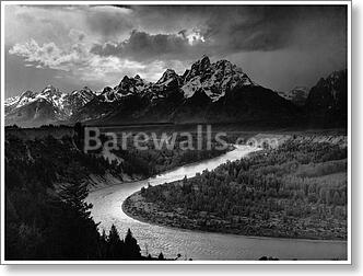 Ansel Adams The Tetons and the Snake River...