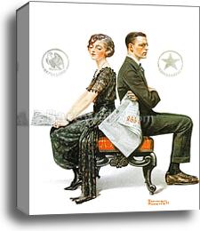 Saturday Evening Post cover – "Election Debate"