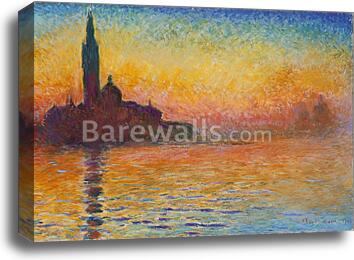 San Giorgio Maggiore at Dusk - Sunset in Venice