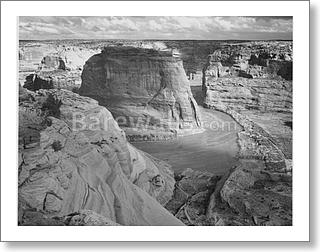 View of valley from mountain, "Canyon de...