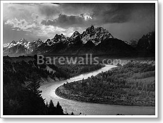 Ansel Adams The Tetons and the Snake River...