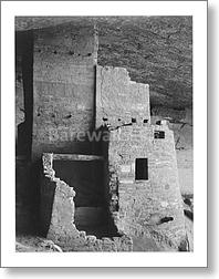Close-up, "Cliff Palace, Mesa Verde National...