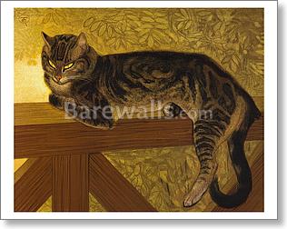 Summer: Cat on a Balustrade