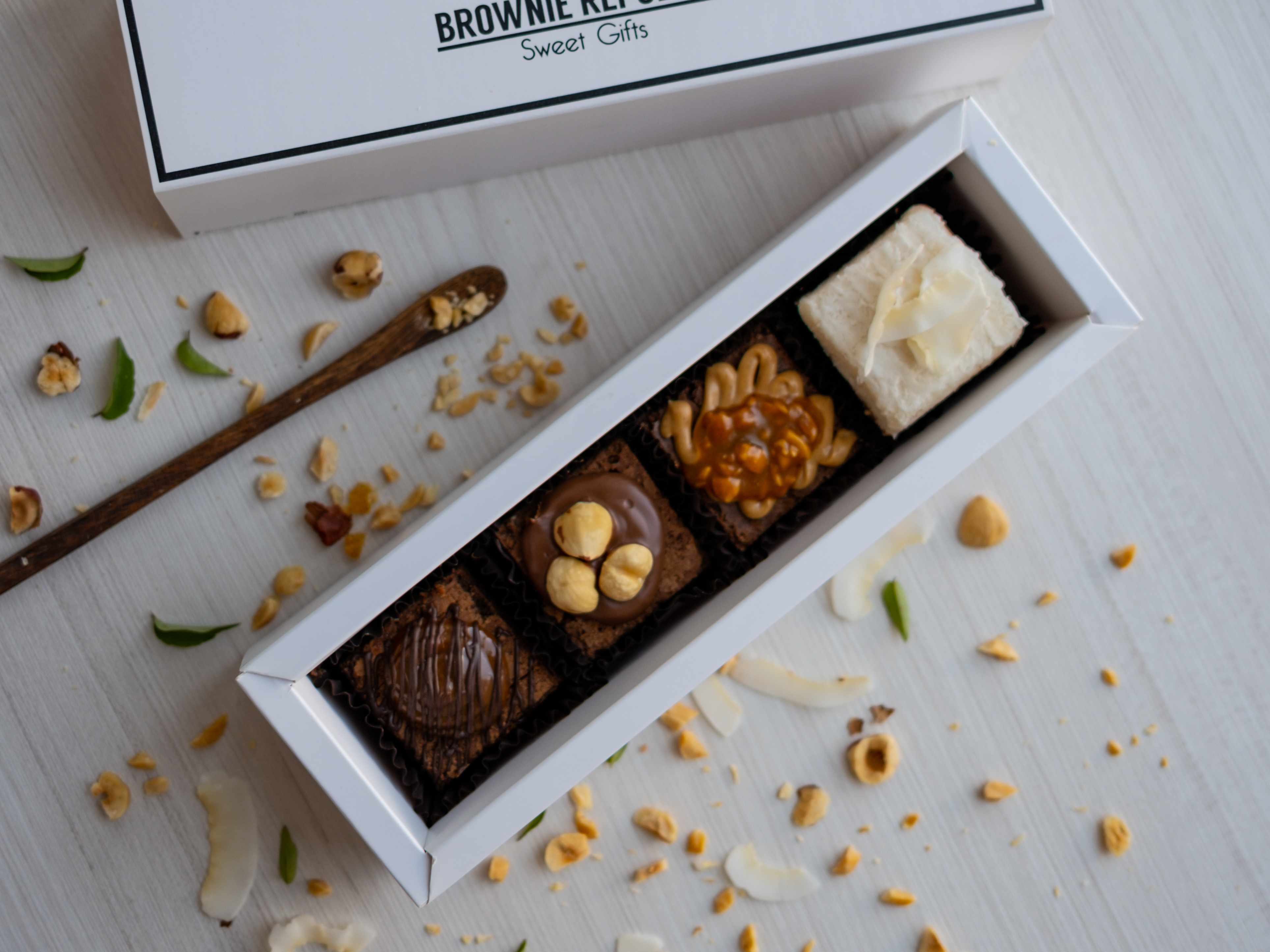 Brownie Republic - productos y empaques