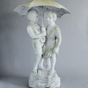 Children With Umbrella