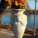 Lion and Garland Vase