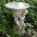 French Cherub Birdbath