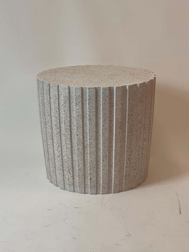 18h fluted side table in house