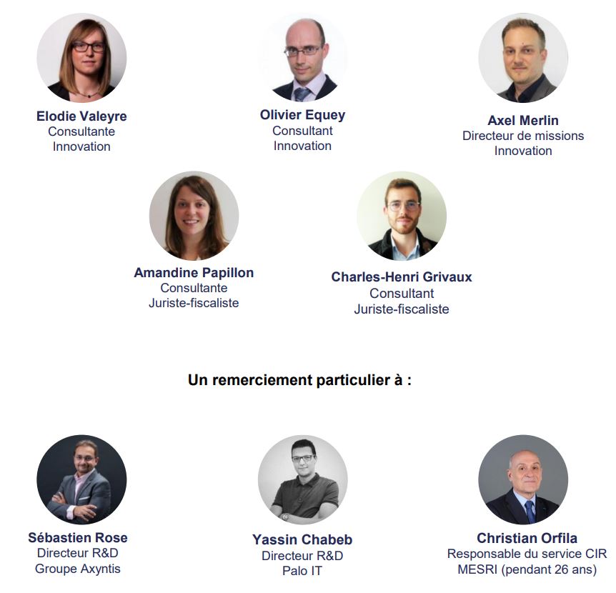 Ceux qui ont participé à la rédaction :