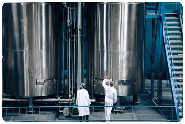 Biospringer food scientist evaluating food samples and recording formulation results in an application laboratory