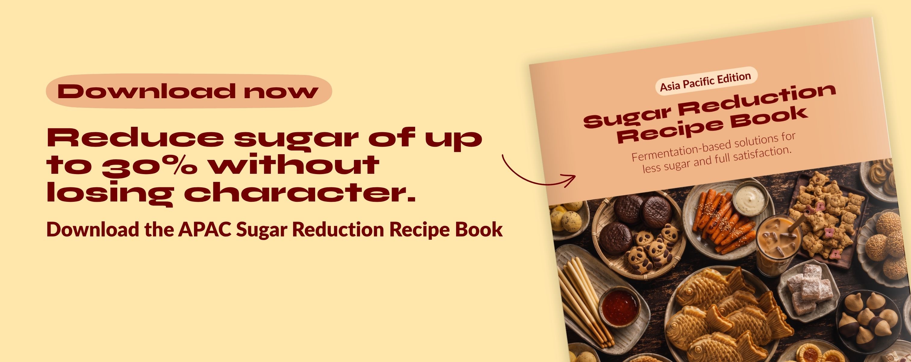 Biospringer sugar reduction recipe book featuring application-ready formulations designed to maintain sweetness, balance and satisfying taste.