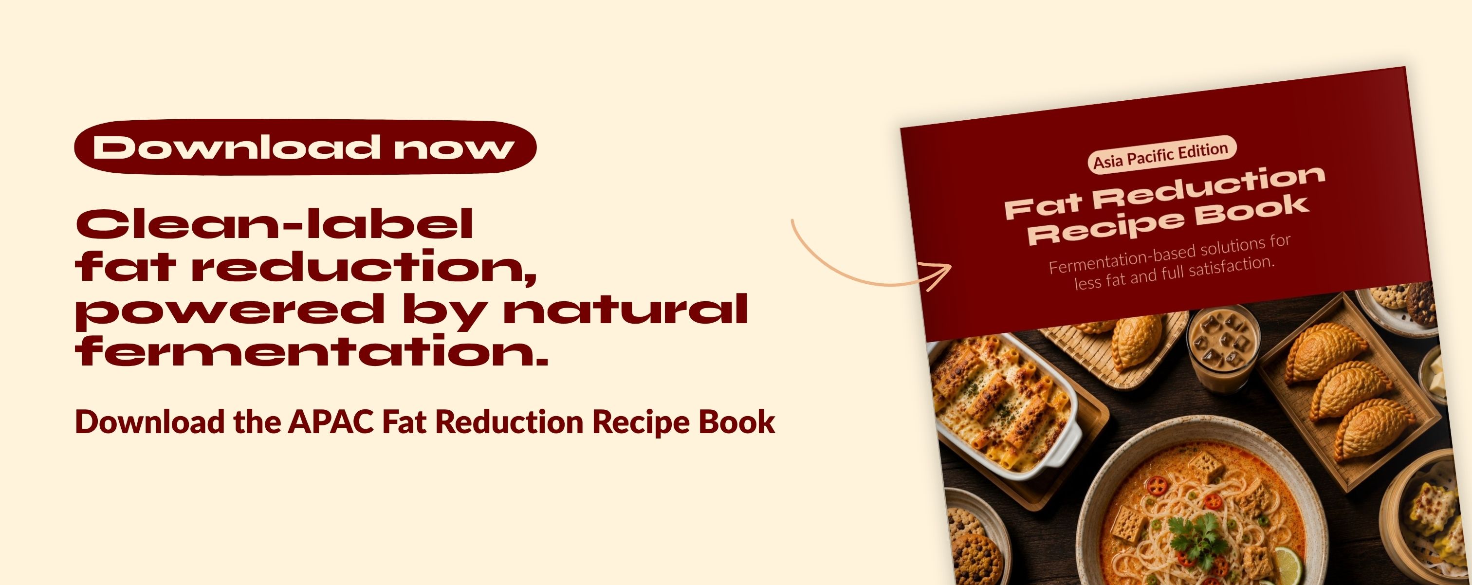 APAC Fat Reduction Recipe Book featuring clean-label formulations developed with Biospringer fermentation-based solutions