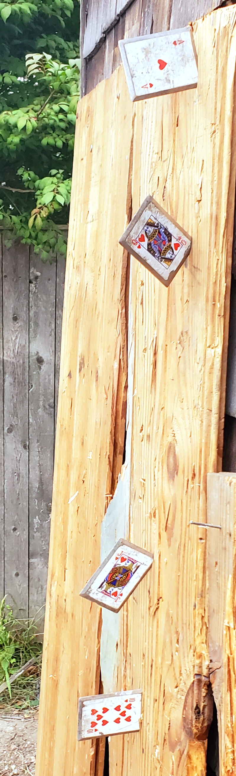 Royal Flush Throwing Card Set Of Five