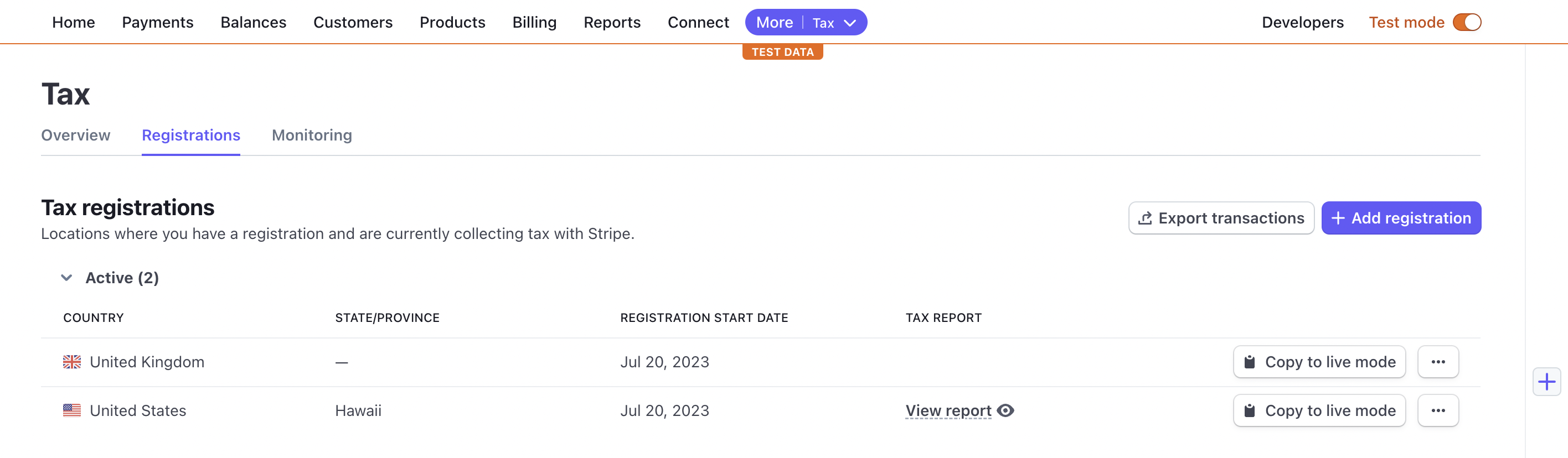 Enable Stripe Tax | Outseta Knowledge Base