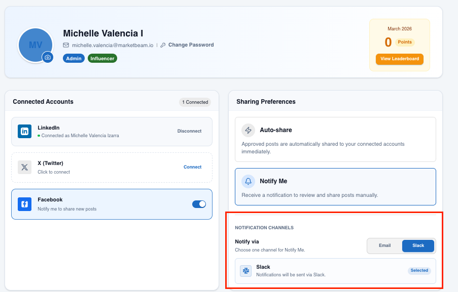 amplifications notifications