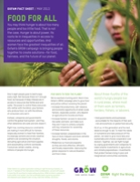 Food Farming And Hunger Oxfam America Food Farming And Hunger Oxfam America