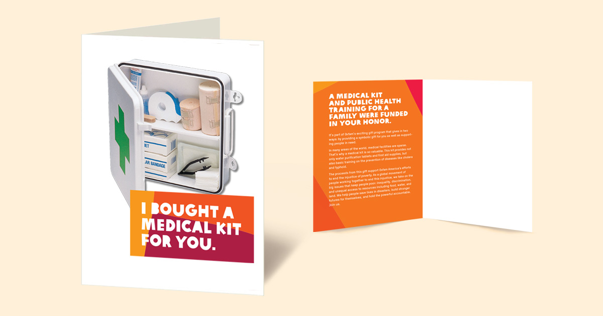 Give A Medical Kit Charity Gifts For Those In Need Oxfam Gifts