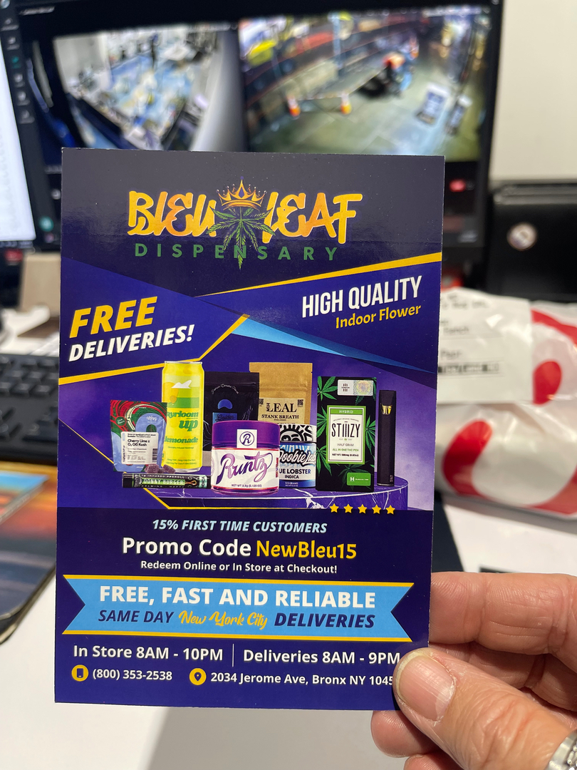 Bleu Leaf Dispensary Logo