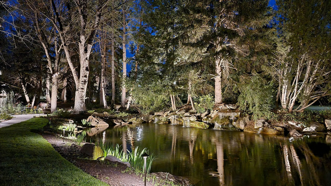 After Dark Landscape Lighting Image