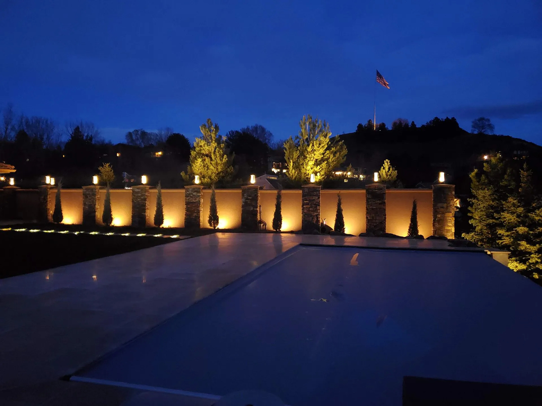 After Dark Landscape Lighting Image