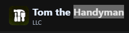 Tom The Handyman Logo