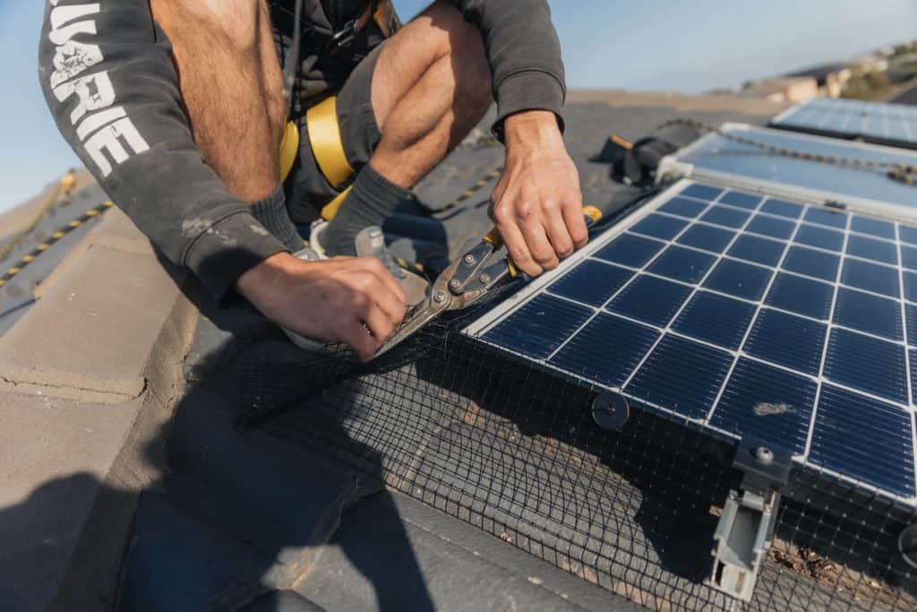 Harris Solar Panel Cleaning Image
