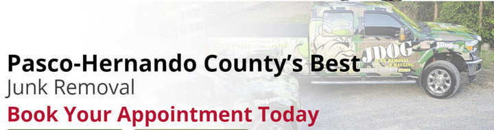 JDog Junk Removal &amp; Hauling Pasco/Hernando County Logo