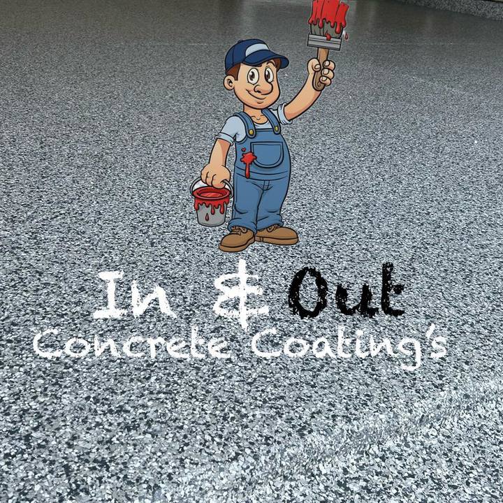 In &amp; Out Concrete Coating Logo