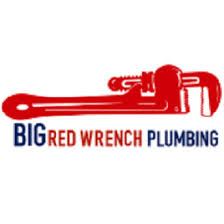 Big Red Wrench Plumbing Logo