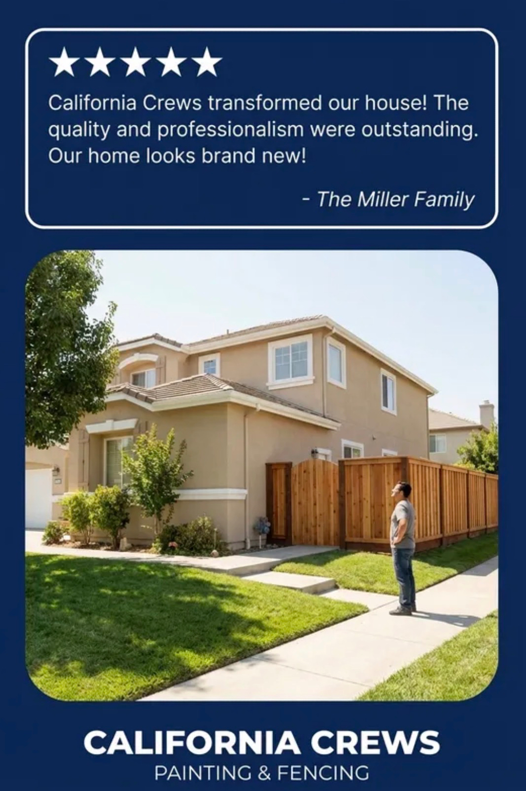 California Crews Painting & Fencing Modesto Ca Image