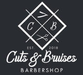 Cuts &amp; Bruises Barbershop Logo