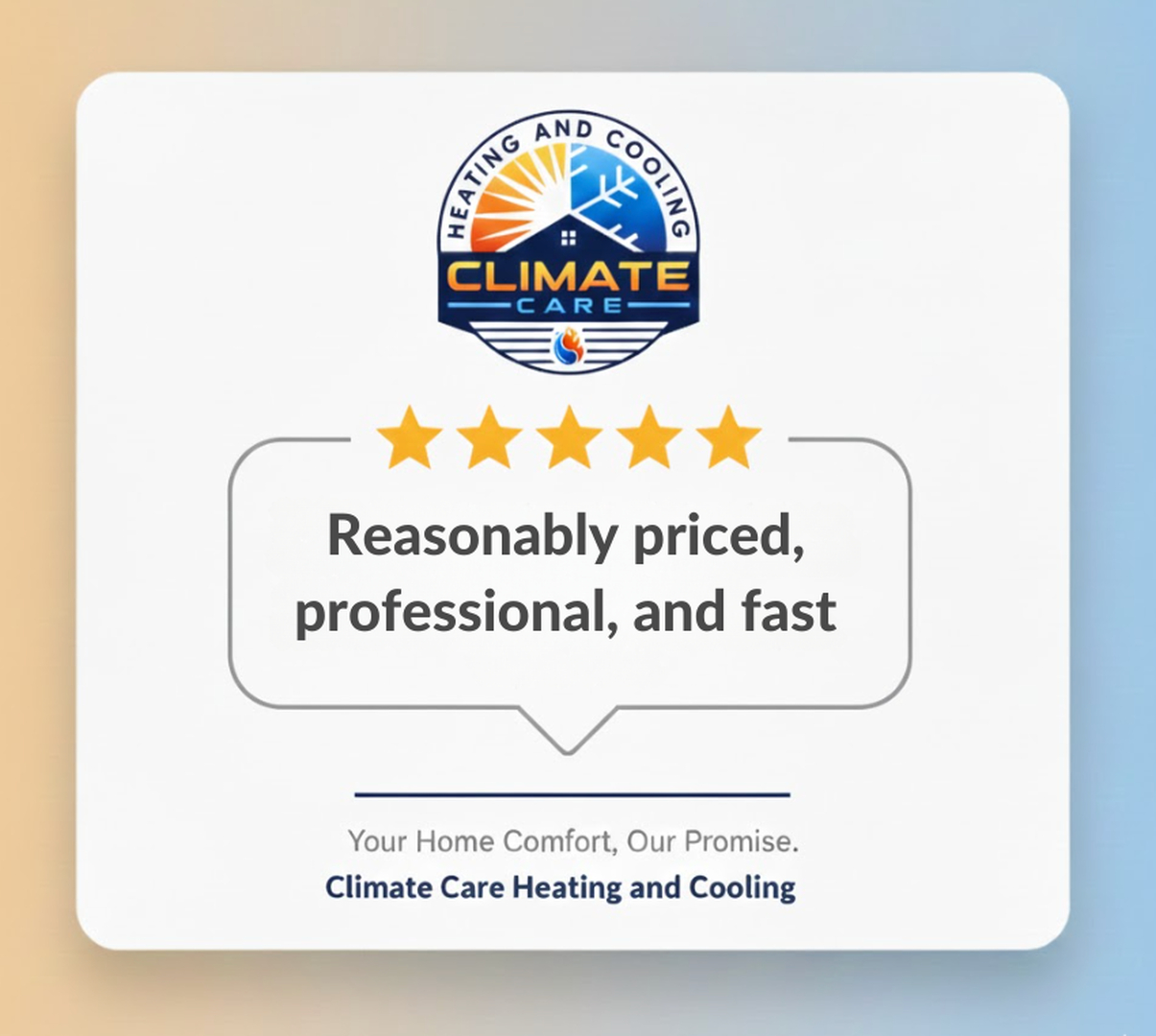 Climate Care Heating and Cooling Image