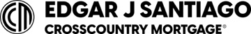 Edgar Santiago at CrossCountry Mortgage Logo