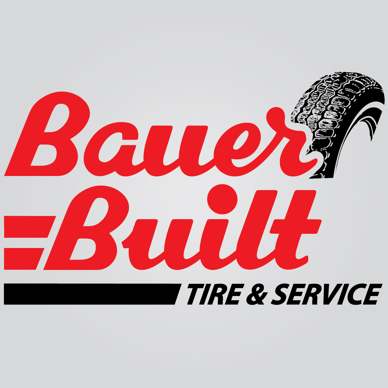 Bauer Built Tire &amp; Service Logo