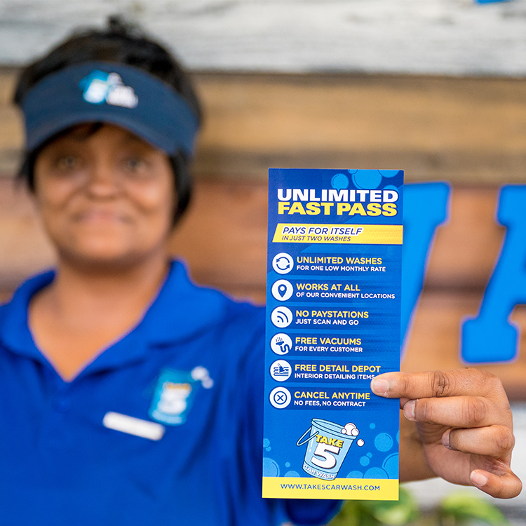 Take 5 Car Wash Image