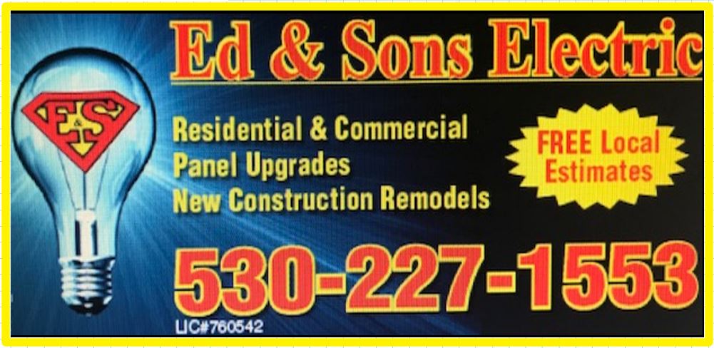 E & S Electric Inc. DBA Ed & Sons  Electric - Redding, CA