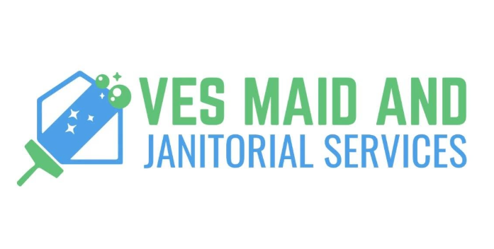 VES Maid &amp; Janitorial Services Logo
