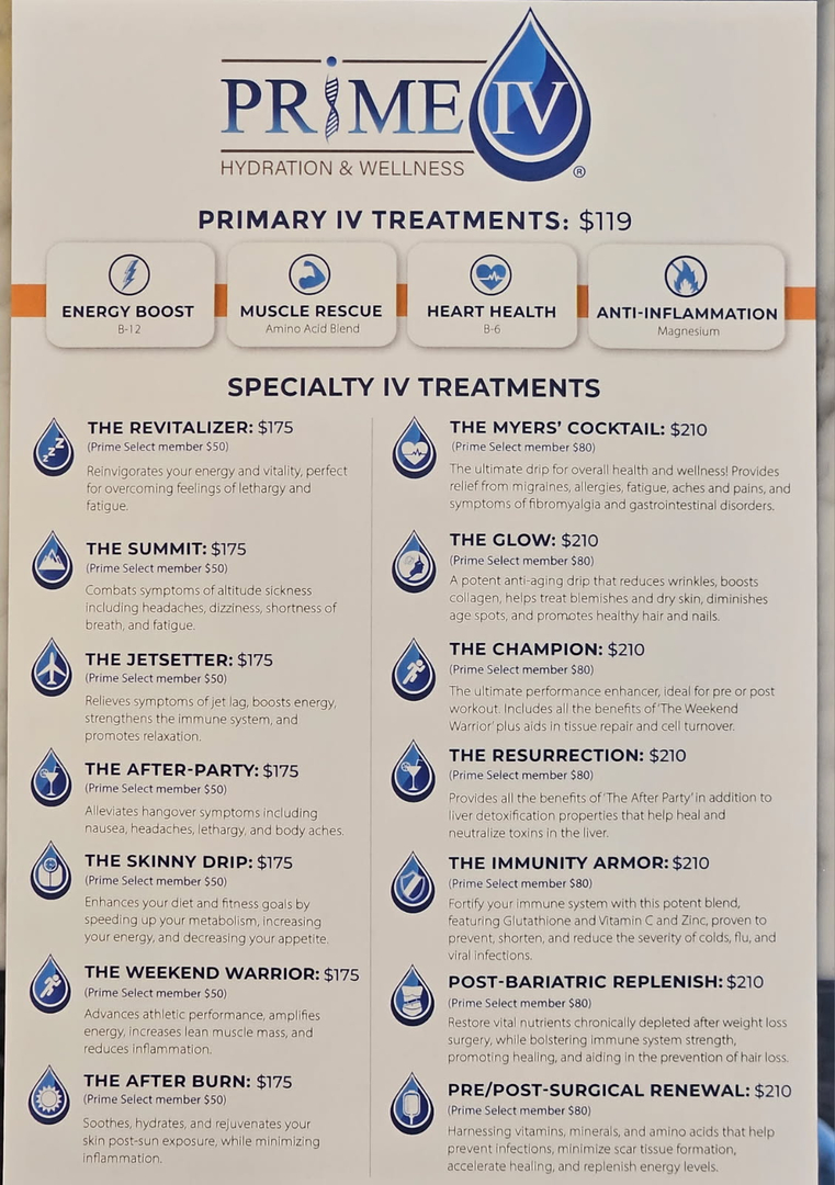 Prime IV Hydration & Wellness - (North Peoria, AZ) - Peoria, AZ