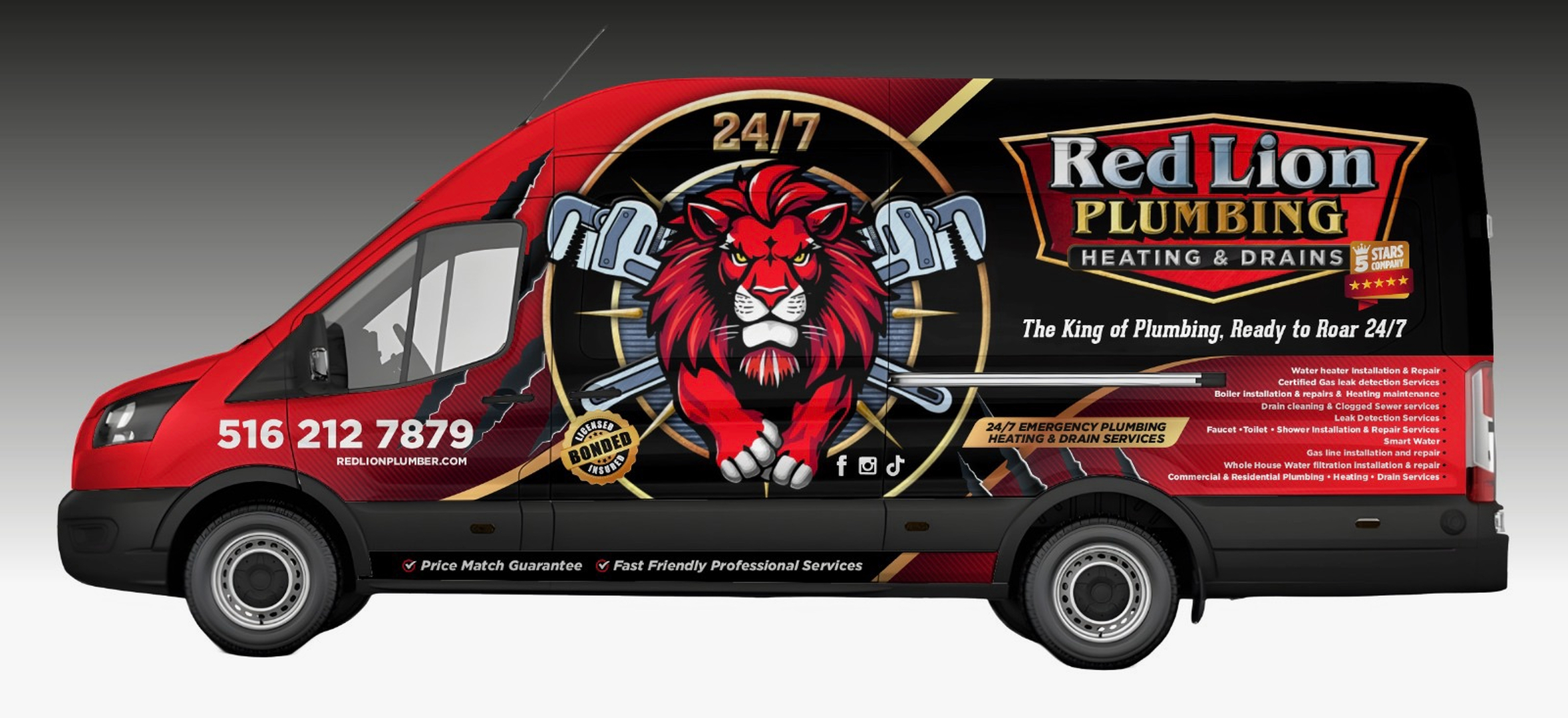 Red Lion 24/7 Emergency Plumbing Heating & Drains - Massapequa Park, NY