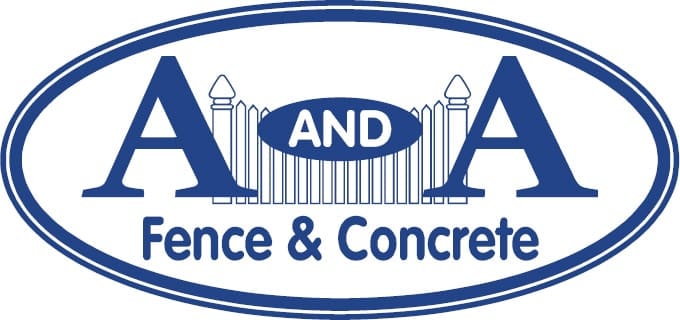 A and A Fence &amp; Concrete Logo