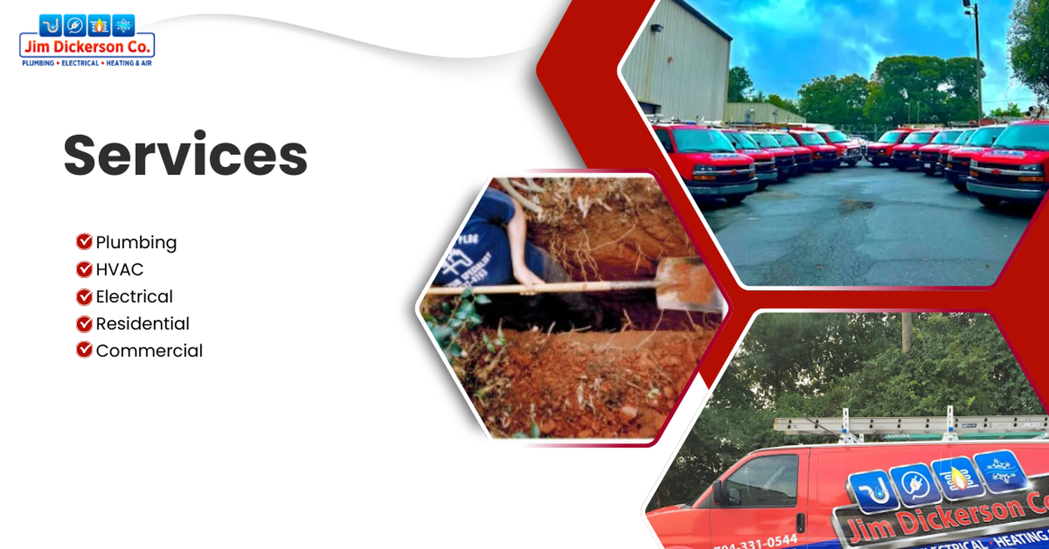 Jim Dickerson Plumbing, Electrical, Heating & Air Image