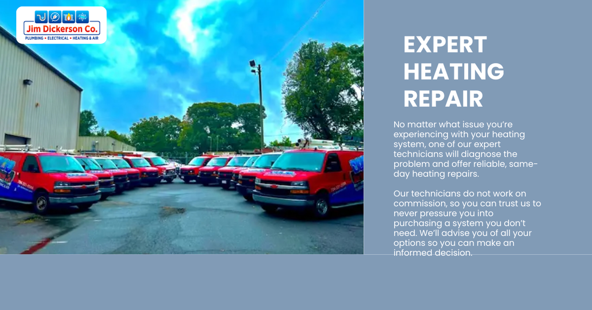 Jim Dickerson Plumbing, Electrical, Heating & Air Image