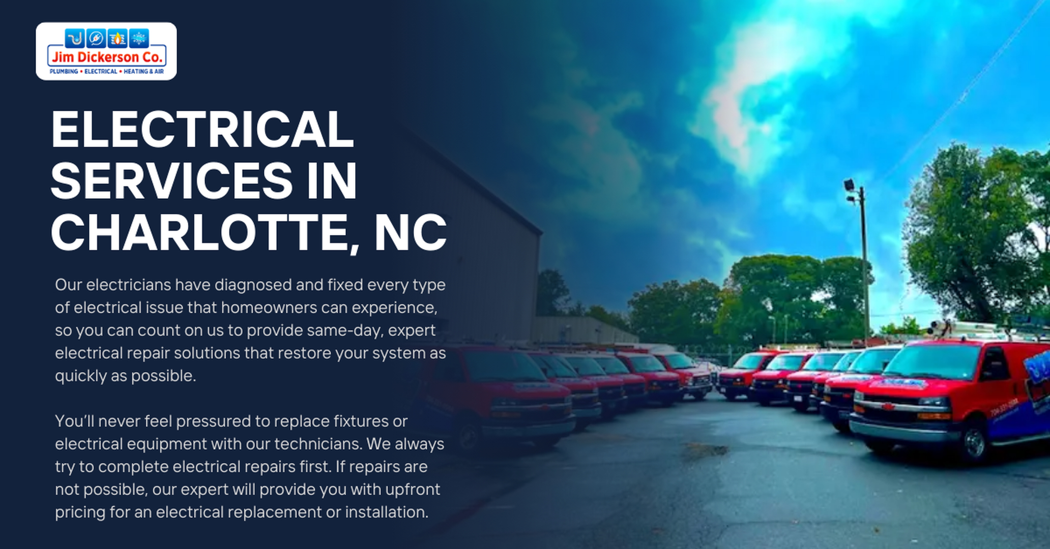 Jim Dickerson Plumbing, Electrical, Heating & Air Image