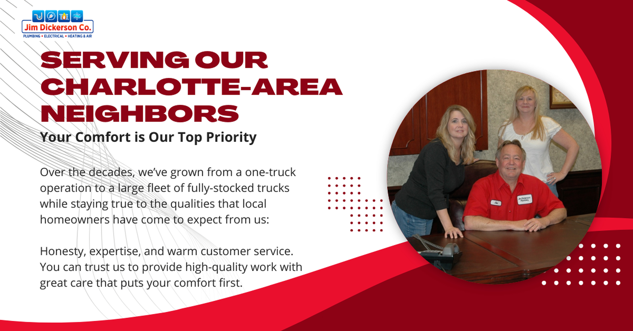 Jim Dickerson Plumbing, Electrical, Heating & Air Image