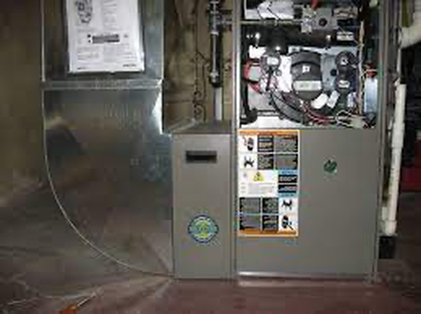 Delightful Duck Cooling and Heating Logo