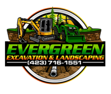 Evergreen Excavation &amp; Landscaping Logo